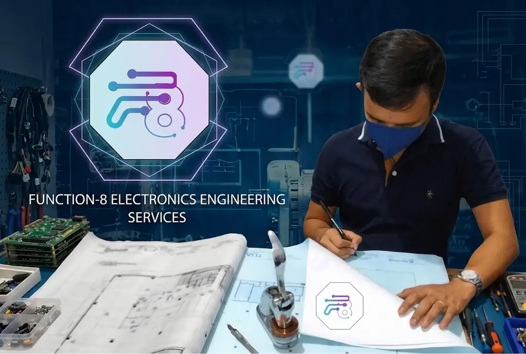 Engineering professional working on technical plans
